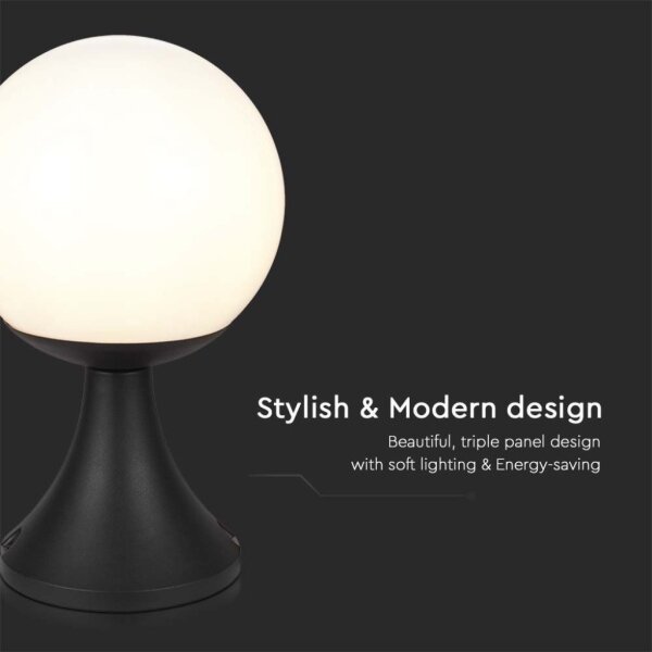 Lampă de exterior 1xE27/60W/230V IP44 33 cm negru