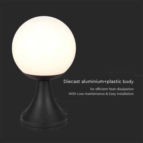 Lampă de exterior 1xE27/60W/230V IP44 33 cm negru