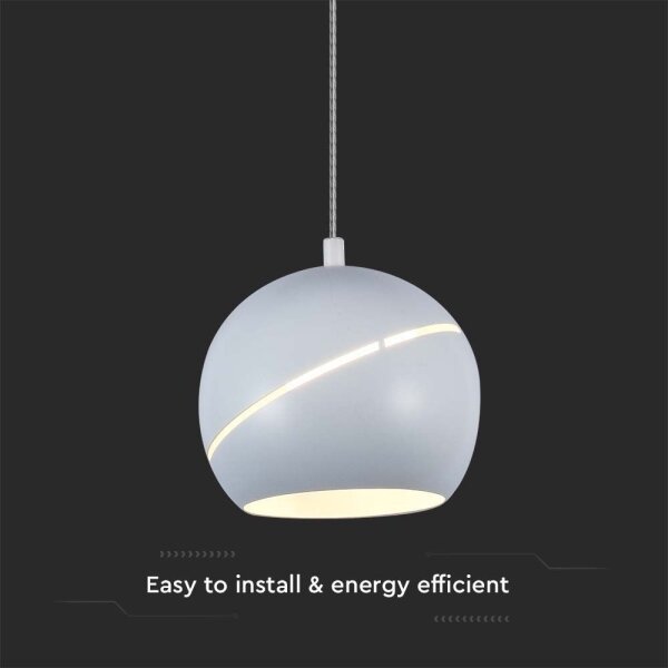 Lustră LED pe cablu LED/8,5W/230V 3000K alb