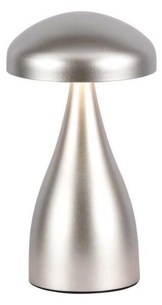 Lampă de birou LED reglabilă, reîncărcabilă, 1W, 5V, 3000-6000K, 1800 mAh, argin