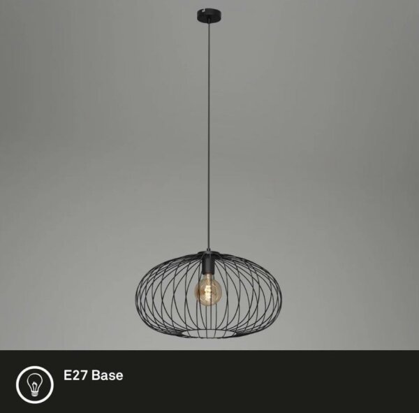 Lustră pe cablu KAGO 1xE27/60W/230V Briloner 4023-015