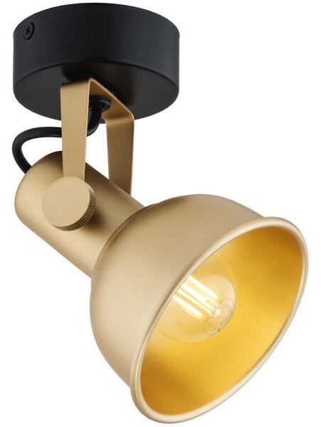 Spot LENORA 1xE14/7W/230V auriu/negru Argon 8248