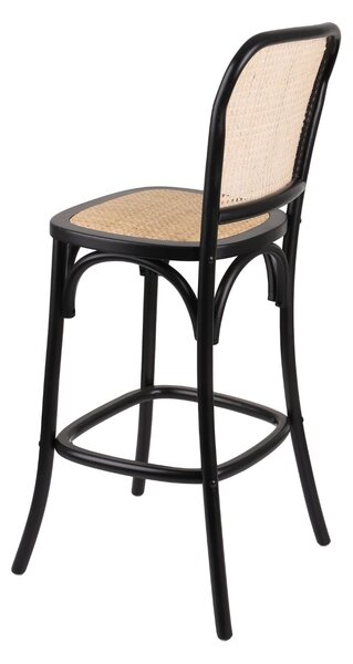 Scaun de bar din lemn Viki Dark