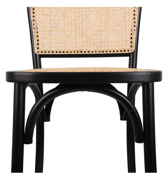 Scaun de bar din lemn Viki Dark