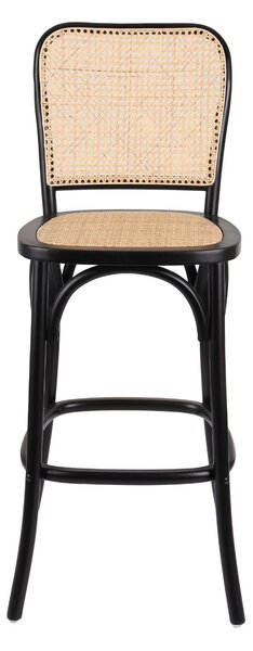 Scaun de bar din lemn Viki Dark
