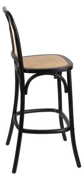 Scaun de bar din lemn Viki Dark