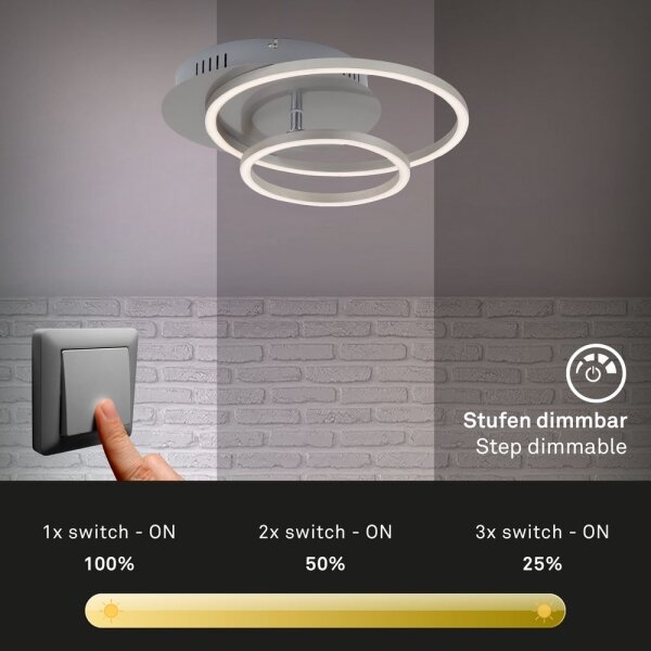 Plafonieră LED dimabilă FRAMES LED/24,5W/230V Briloner