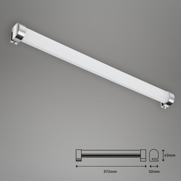 Aplică LED pentru oglindă de baie Briloner SPLASH LED/10W/230V IP44