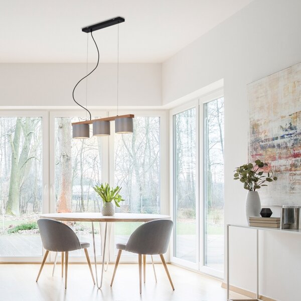 Lustră pe cablu RHON 3xE14/25W/230V Briloner