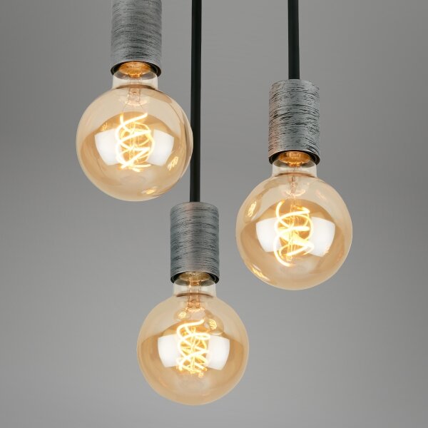 Lustră pe cablu HENGA 3xE27/60W/230V Briloner