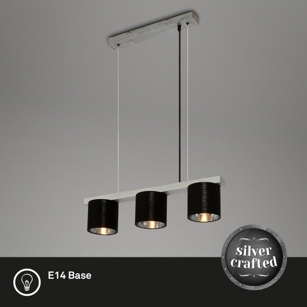 Lustră pe cablu LURI 3xE14/25W/230V Briloner
