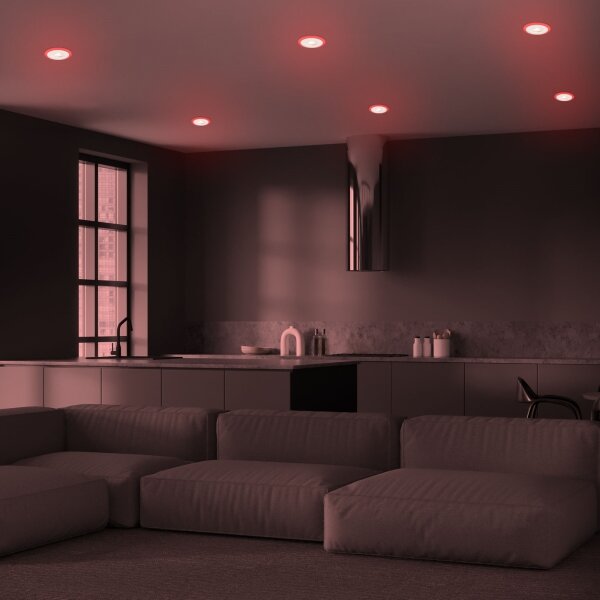 SET 3x corp de iluminat LED RGBW dimabil pentru baie LED/5W/230V IP44 Briloner + telecomandă