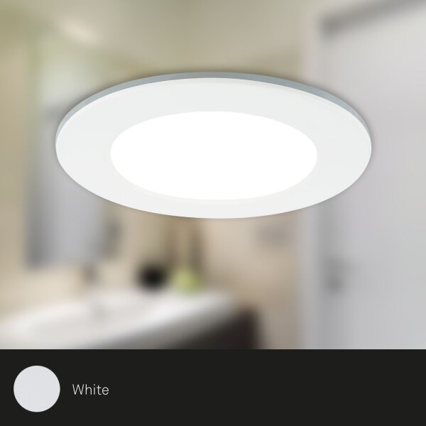 SET 3x corp de iluminat LED încastrat pentru baie LED/4,8W/230V IP44 Briloner + telecomandă