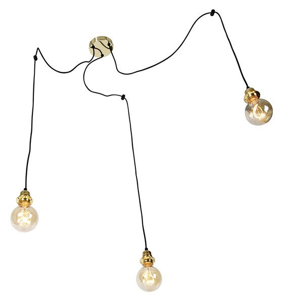 Lampă suspendată modernă aurie - Cava 3