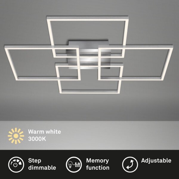 Lustră LED dimabilă aplicată FRAME 4xLED/12W/230V Briloner