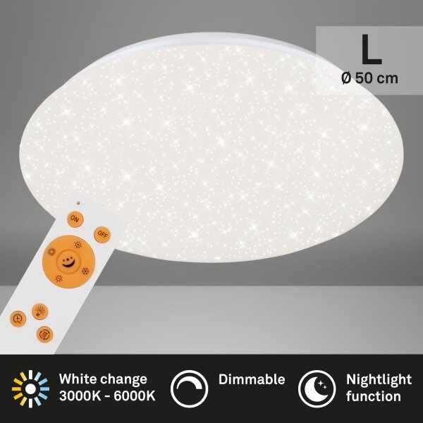 Plafonieră LED dimabilă STARRY SKY LED/40W/230V 3000-6000K Brilo + telecomandă