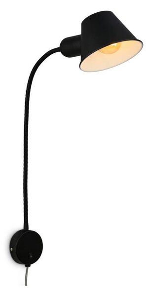 Briloner 2089-015 - Lampă de perete flexibilă BRELLO 1xE27/10W/230V, negru