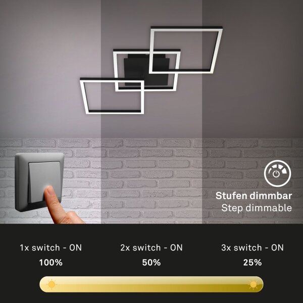 Lustră LED dimabilă aplicată FRAME LED/30W/230V Brilo