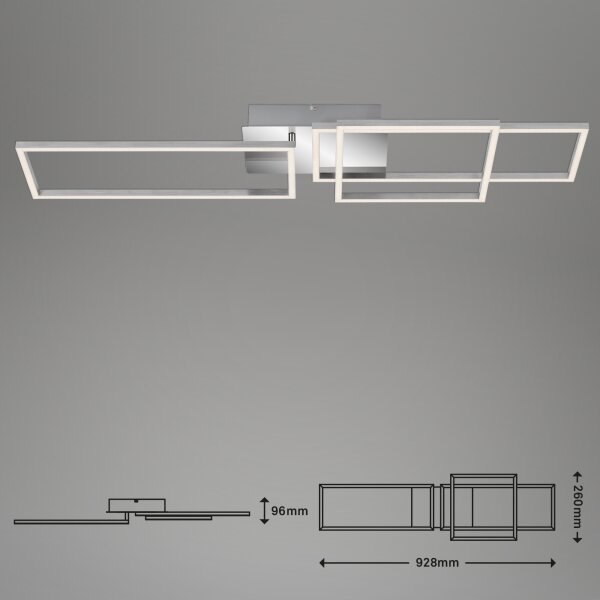 Lustră LED dimabilă aplicată FRAME LED/44W/230V Briloner