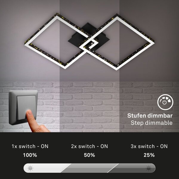 Lustră LED dimabilă aplicată FRAME 2xLED/9W/230V Brilo