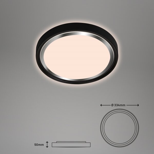 Plafonieră LED KAHIKO LED/15W/230V negru Briloner