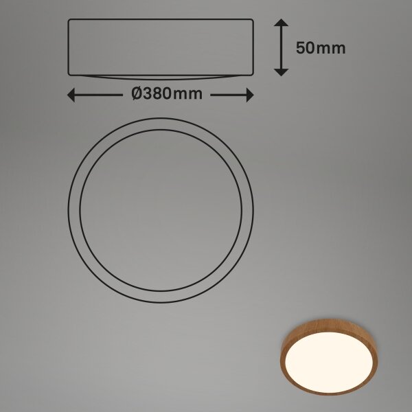 Plafonieră LED RUNA LED/24W/230V Brilo