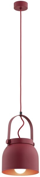 Lustră pe cablu LOGAN 1xE27/15W/230V d. 20 cm roșu Argon 8282