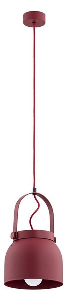 Lustră pe cablu LOGAN 1xE27/15W/230V d. 20 cm roșu Argon 8282