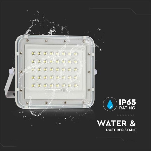 Proiector LED solar de exterior LED/6W/3,2V IP65 4000K alb + telecomandă