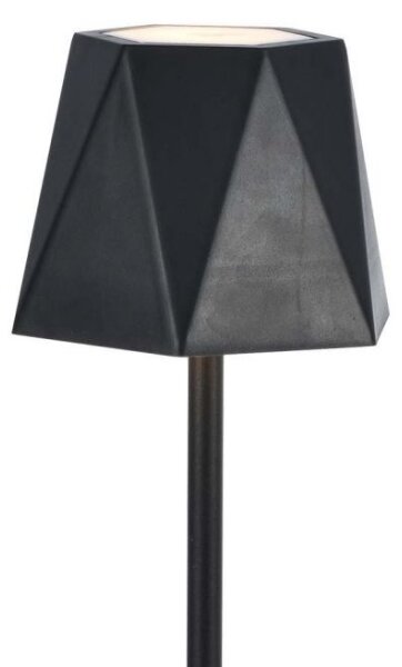 Lampă de birou LED reglabilă, reîncărcabilă, 4W, 3000-6000K, 1800 mAh, negru