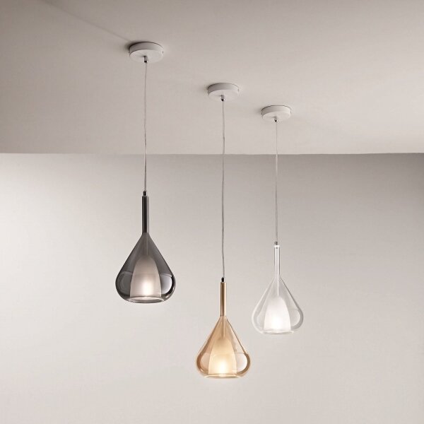 Lustră pe cablu LILA 1xE27/40W/230V auriu Fabas Luce 3481-40-125