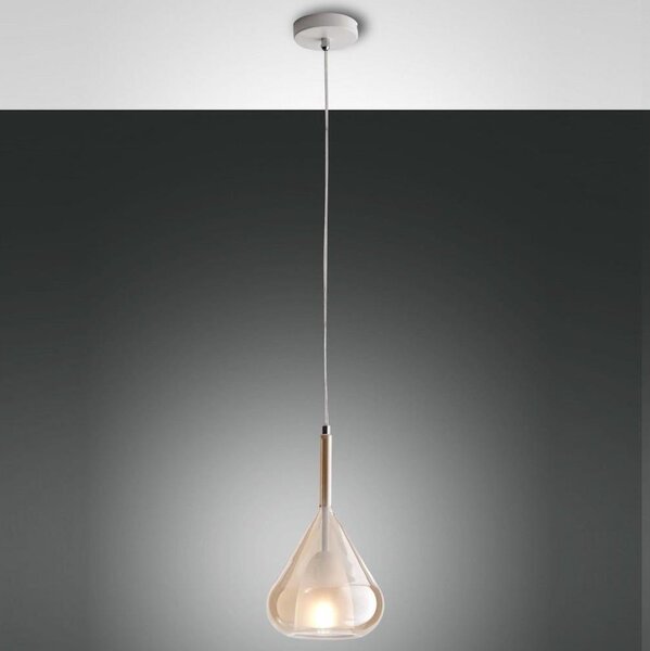Lustră pe cablu LILA 1xE27/40W/230V auriu Fabas Luce 3481-40-125