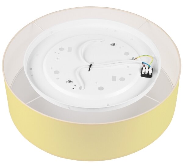 Ceiling light SIRJA PASTEL DOUBLE 4xE27/15W/230V d. 45 cm galben