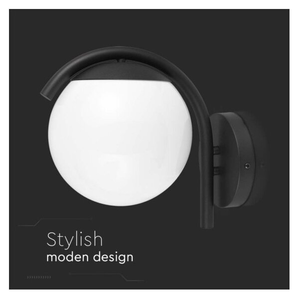 Lampă de perete de exterior 1xE27/60W/230V IP44 negru