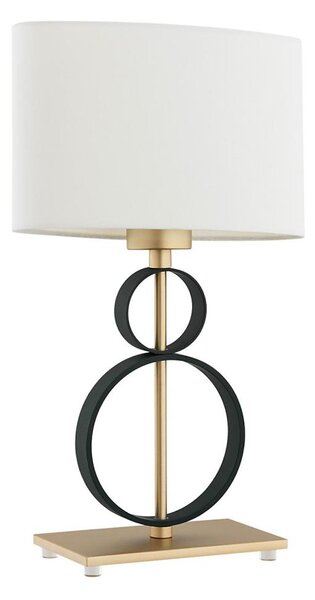 Argon 8373 - Lampă de birou PERSEO 1xE27/15W/230V, 42 cm crem/negru
