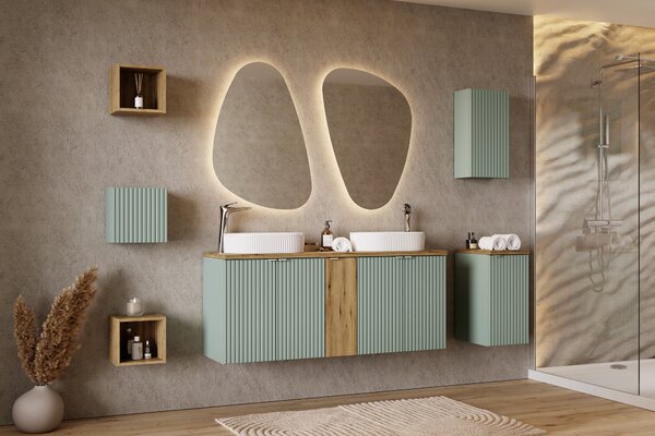 Comad Beyond lavoar 48x32.5 cm ovale de blat alb luciu BEYOND 5 WHITE ( E-6564 )
