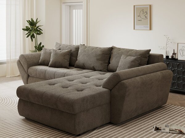 Colțar extensibil dumonde cu ladă de depozitare Loana Vibe II 270x185 cm