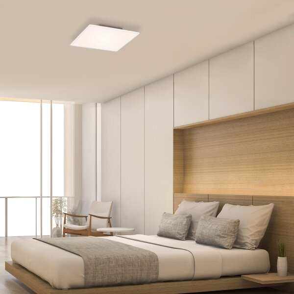 Plafonieră LED dimabilă FRAMELESS LED/24W/230V Briloner 7378-116 + telecomandă