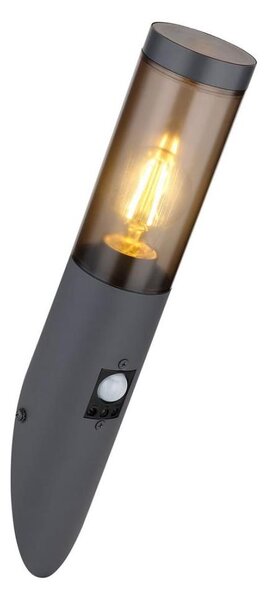 Aplică de exterior cu senzor BOSTON 1xE27/15W/230V IP44 Globo 3157SAS