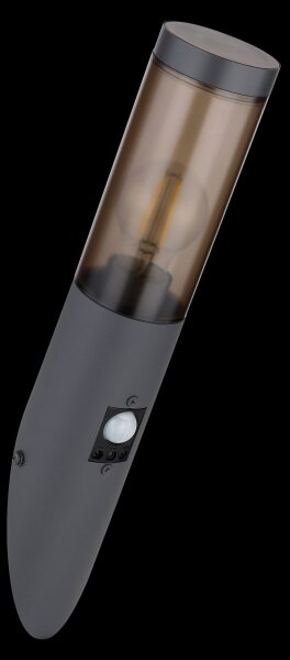 Aplică de exterior cu senzor BOSTON 1xE27/15W/230V IP44 Globo 3157SAS