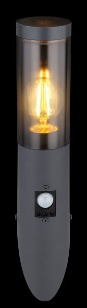 Aplică de exterior cu senzor BOSTON 1xE27/15W/230V IP44 Globo 3157SAS