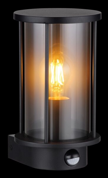 Aplică de exterior cu senzor GRACEY 1xE27/60W/230V IP54 Globo 31360S