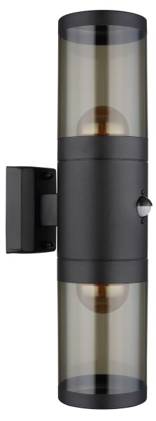 Aplică de exterior cu senzor XELOO 2xE27/40W/230V IP44 Globo 32014-2BS
