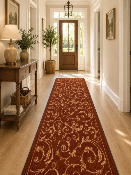 Traversa Model Print Marlen,Maro, Suport Pasla ,Latime 120 cm, 820 gr mp