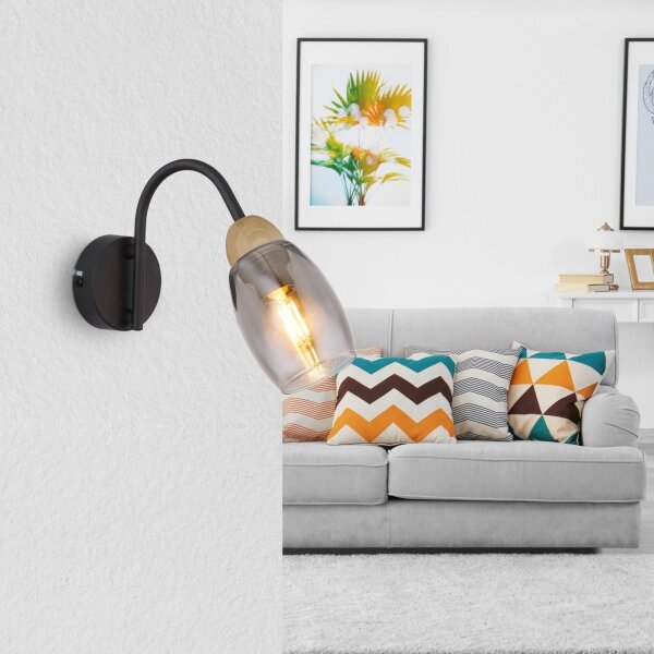Lampă de perete GERLY 1xE14/25W/230V Globo 60297W