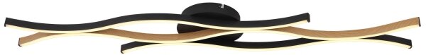 Plafonieră LED GERONIMO LED/35W/230V negru Globo 67206DW
