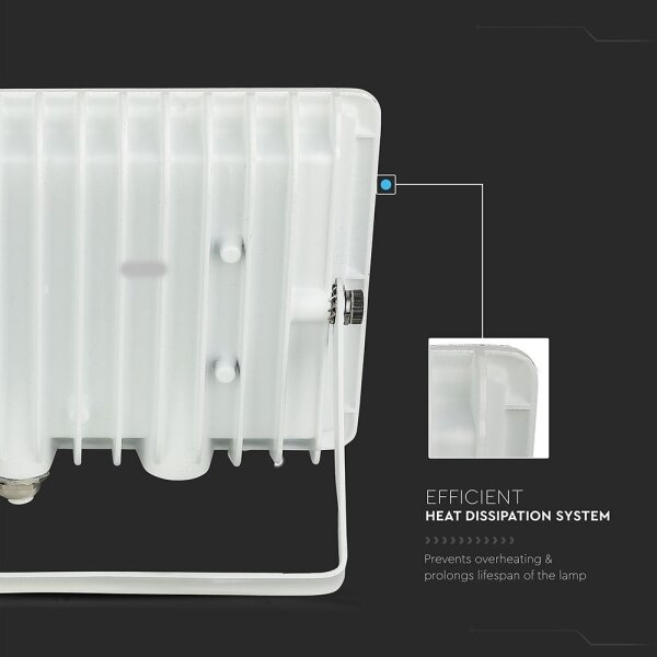 Proiector LED/20W/230V 6500K IP65 alb