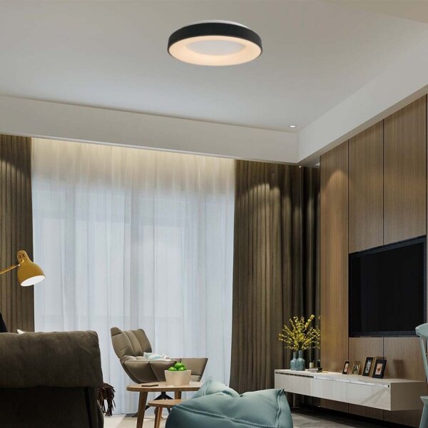 Plafonieră LED dimabilă LED/49W/230V 3000K negru