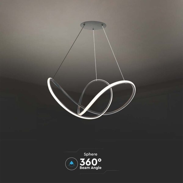 Lustră LED dimabilă pe cablu LED/50W/230V 3000K negru