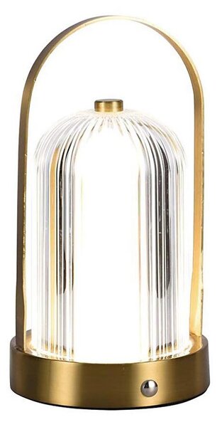 Lampă LED de birou dimabilă LED/1W/5V 3000-6000K 1800 mAh aurie